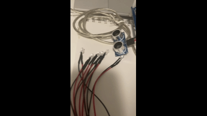 Tested the a group of red LEDs to see if they can light up with the code. I found the poor contact issues.